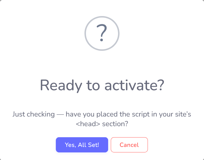 AltTextify AltEdge site activation interface