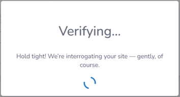AltTextify AltEdge site verification process in progress