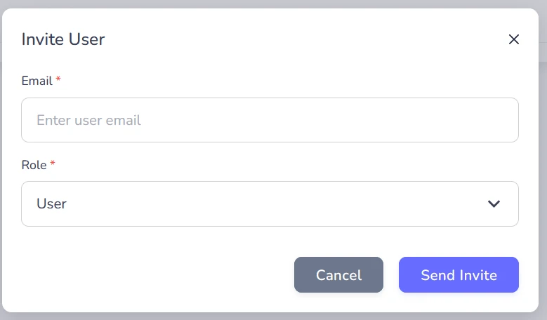 AltTextify web dashboard team invitation interface for adding team members