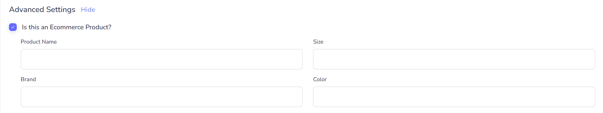 AltTextify web dashboard ecommerce properties settings for product images